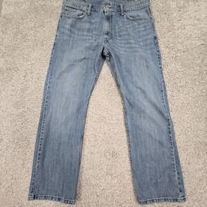 Levi's Mens 514 Slim Straight Jeans 36x30 (fits‎ 34x30) Casual Grunge